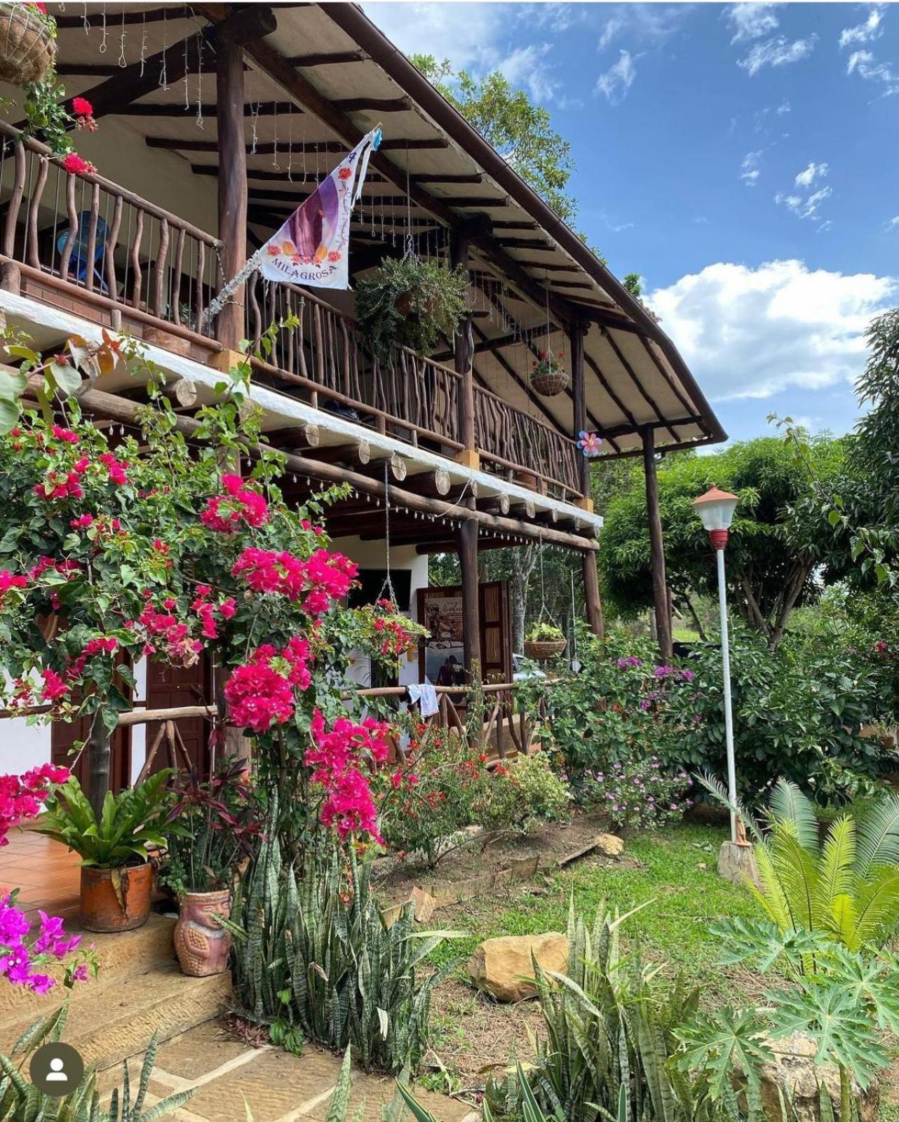 Hostal Villa San Rafael Barichara Exterior foto
